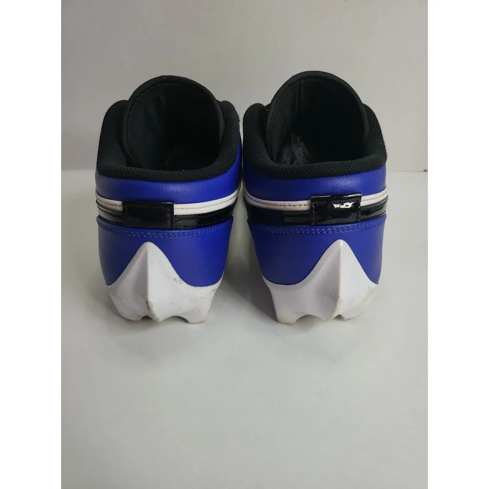Nike Air Jordan 1 Low TD Football Cleats Royal Black White FJ6245-401 Men's 12